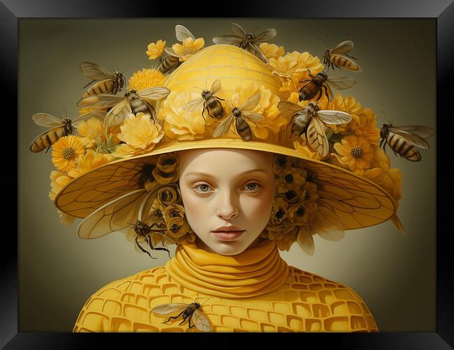 Bee In Your Bonnet Framed Print by Steve Smith