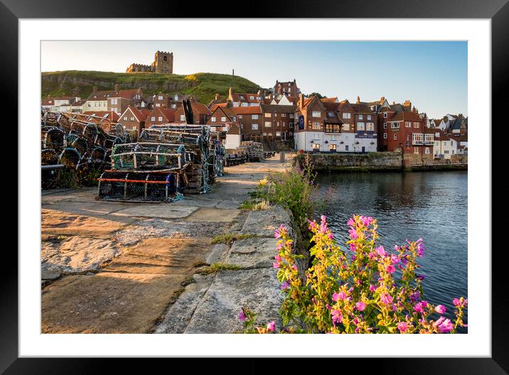 Whitby Tate Hill Pier Framed Mounted Print by Tim Hill
