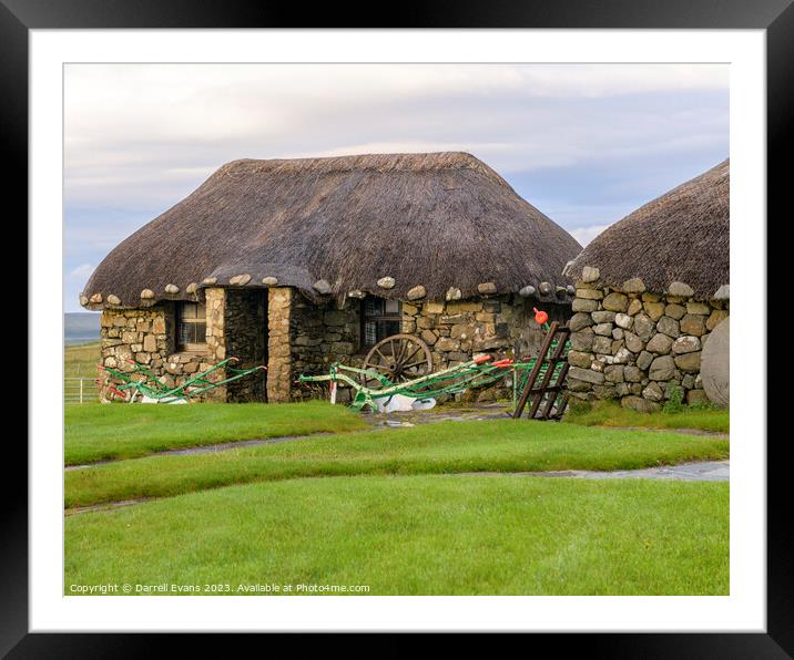 Skye Museum of Island Life Framed Mounted Print by Darrell Evans