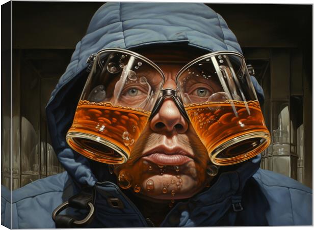 Beer Goggles Canvas Print by Steve Smith
