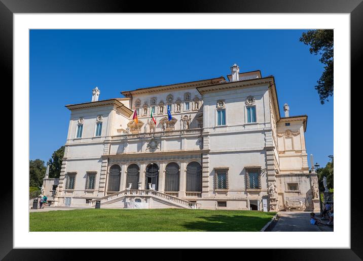 Borghese Gallery and Museum Framed Mounted Print by Artur Bogacki