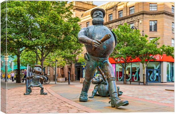 Desperate Dan Dundee Canvas Print by Valerie Paterson