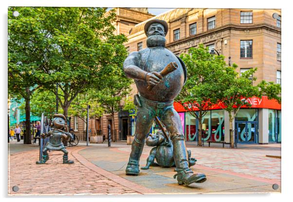 Desperate Dan Dundee Acrylic by Valerie Paterson