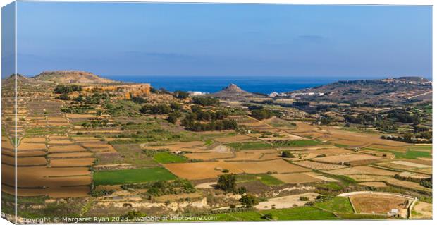 Gozo Landscape Canvas Print by Margaret Ryan