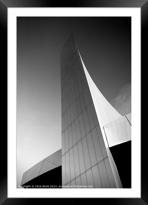 Imperial War Museum North in Salford Manchester UK Framed Mounted Print by Chris Brink