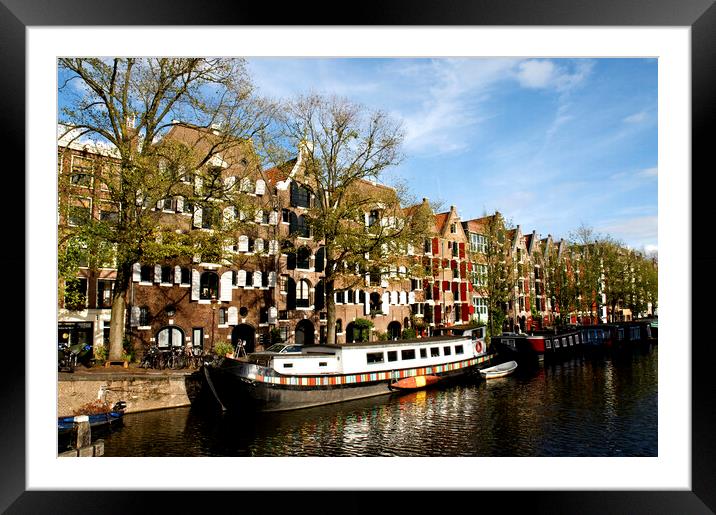 Prinsengracht Framed Mounted Print by Fabrizio Troiani