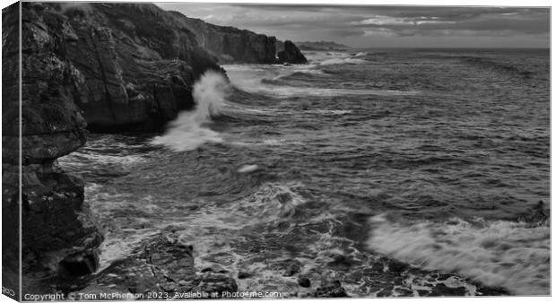 Serene serenade of the Moray coast Canvas Print by Tom McPherson