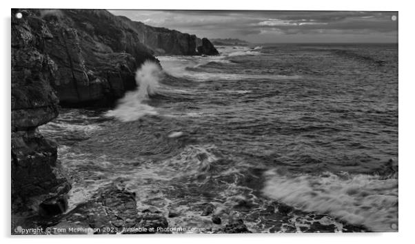 Serene serenade of the Moray coast Acrylic by Tom McPherson