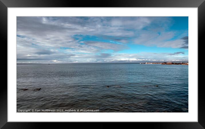 "Nature's Serenade: A Captivating Seascape" Framed Mounted Print by Tom McPherson