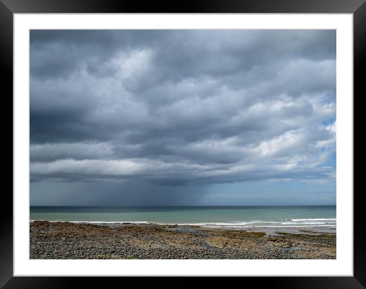 Approaching storm Framed Mounted Print by Tony Twyman