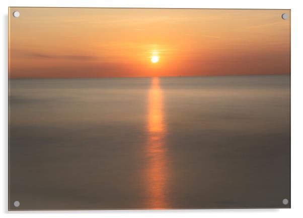 Sunrise Great Yarmouth Acrylic by christian maltby