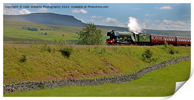 Flying Scotsman 60103 -Settle to Carlisle Line - 1 Print by Colin Williams Photography
