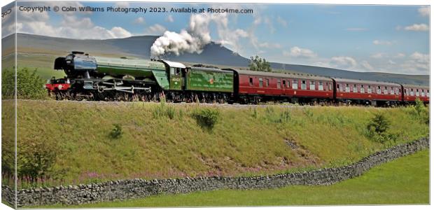 Flying Scotsman 60103 -Settle to Carlisle Line - 2 Canvas Print by Colin Williams Photography