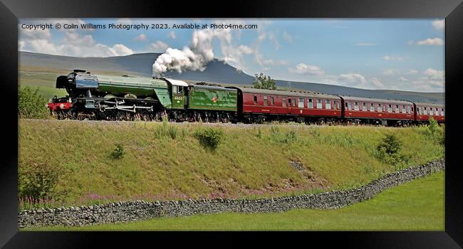 Flying Scotsman 60103 -Settle to Carlisle Line - 2 Framed Print by Colin Williams Photography