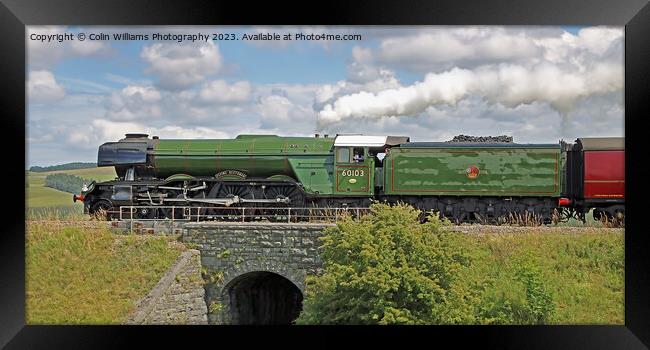 Flying Scotsman 60103 -Settle to Carlisle Line - 3 Framed Print by Colin Williams Photography