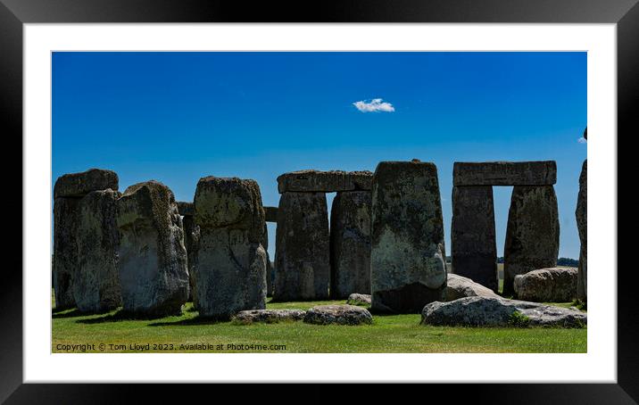 The Stones Framed Mounted Print by Tom Lloyd