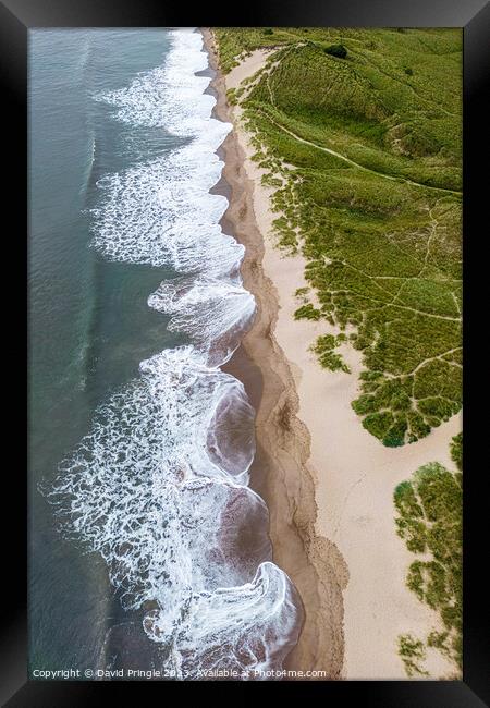 Warkworth Beach Framed Print by David Pringle