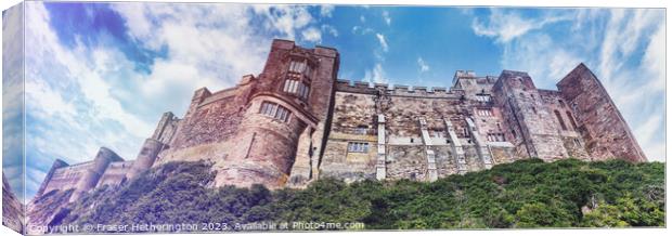 Bamburgh Castle Canvas Print by Fraser Hetherington