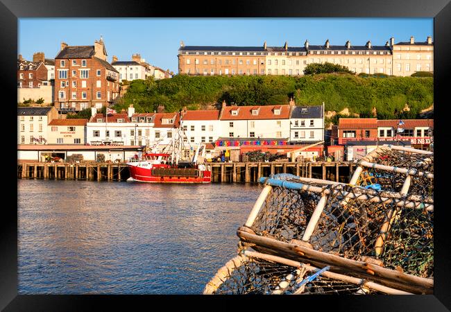 Whitby Harbour North Yorkshire Framed Print by Tim Hill