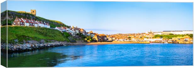 Whitby Tate Hill Sands Panoramic Canvas Print by Tim Hill