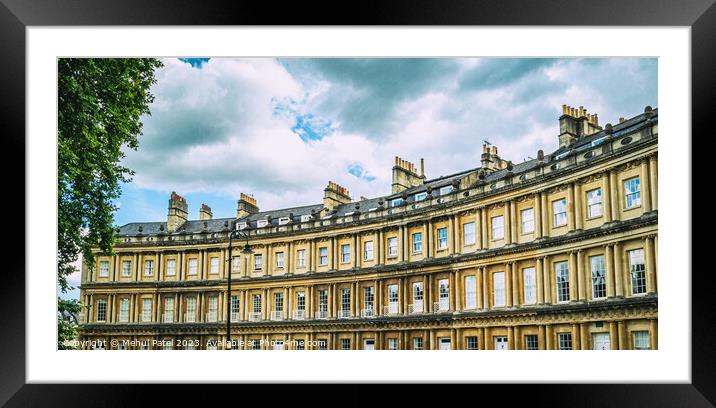 Historical city of Bath Framed Mounted Print by Mehul Patel