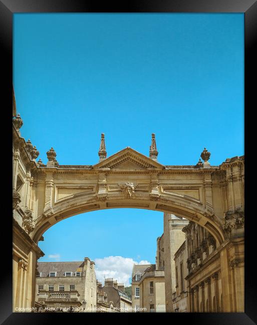 Archway with Roman style architecture Framed Print by Mehul Patel