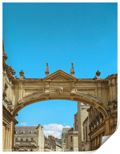 Archway with Roman style architecture Print by Mehul Patel