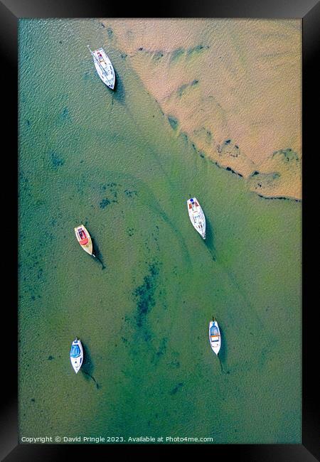 River Aln Estuary Framed Print by David Pringle