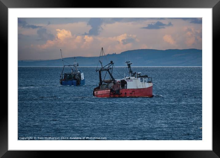 Twilight Serenade on the Moray Firth Framed Mounted Print by Tom McPherson