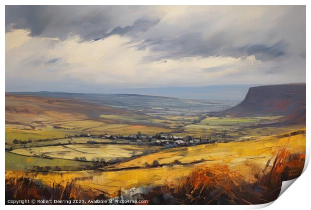 Yorkshire Dales Serenity Print by Robert Deering