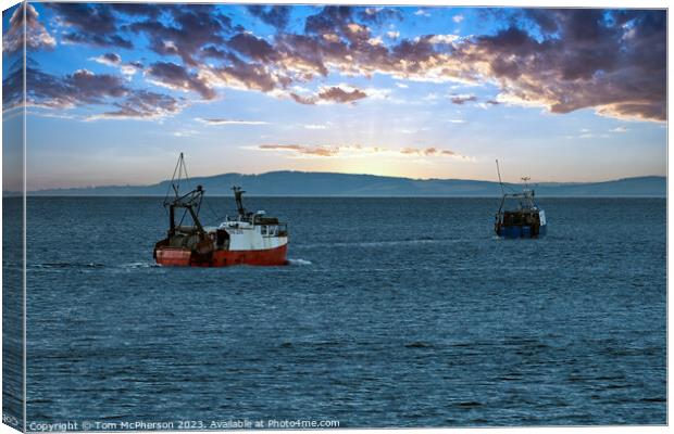 "Nautical Serenity" Canvas Print by Tom McPherson