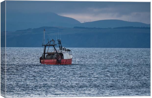 Solitude on the Moray Firth Canvas Print by Tom McPherson