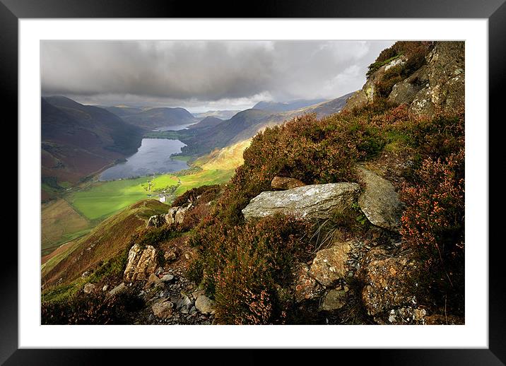 Buttermere Views Framed Mounted Print by Jason Connolly