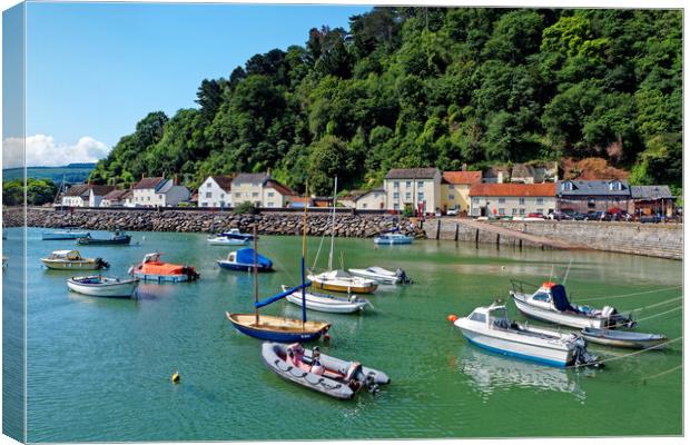 Minehead Harbour Canvas Print by Darren Galpin