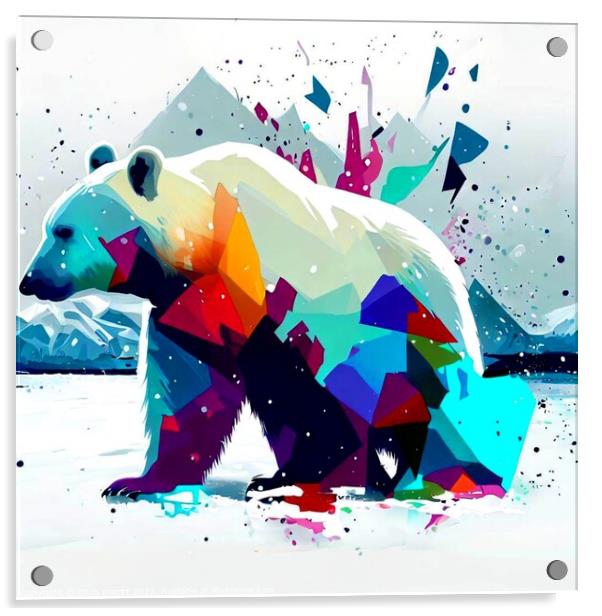 POLAR BEAR 5 Acrylic by OTIS PORRITT