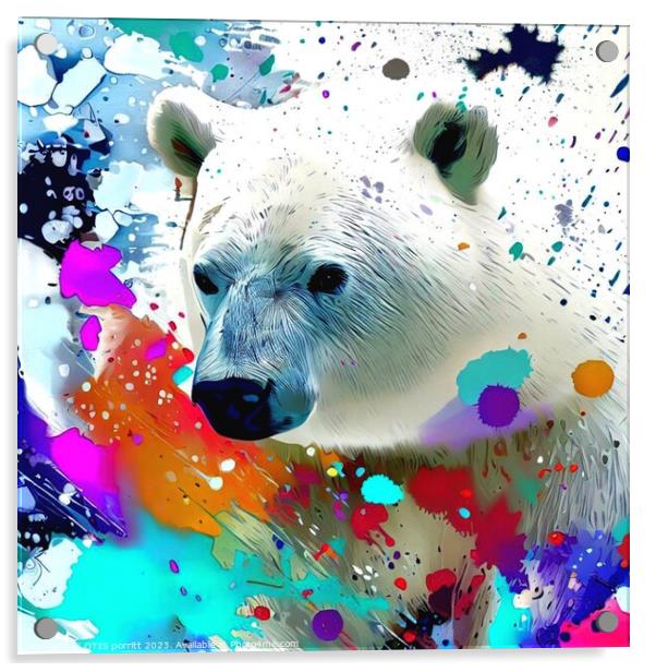 POLAR BEAR 7 Acrylic by OTIS PORRITT