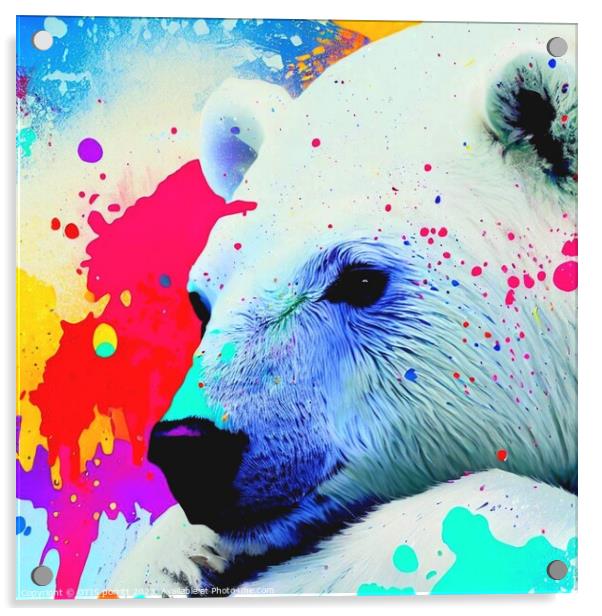 POLAR BEAR 9 Acrylic by OTIS PORRITT