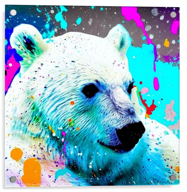 POLAR BEAR 11 Acrylic by OTIS PORRITT