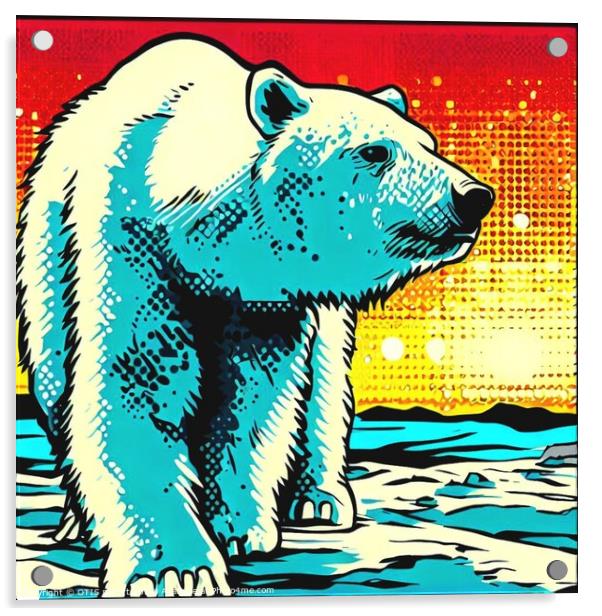 POLAR BEAR 21 Acrylic by OTIS PORRITT