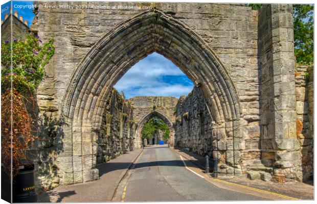 St. Andrews Cathedral Walls, Fife, Scotland Canvas Print by Navin Mistry