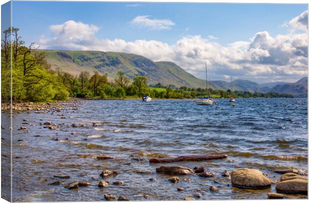 Ullswater Canvas Print by Roger Green