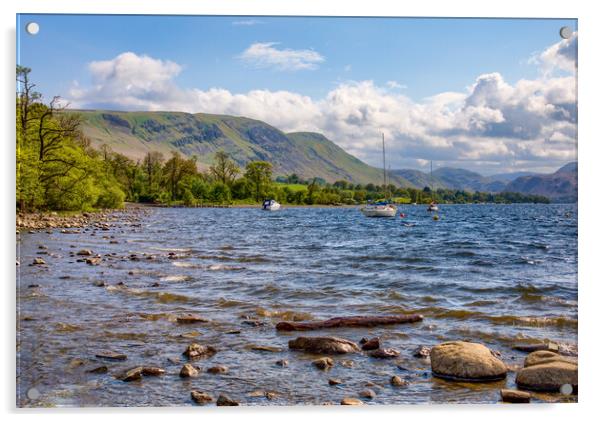 Ullswater Acrylic by Roger Green
