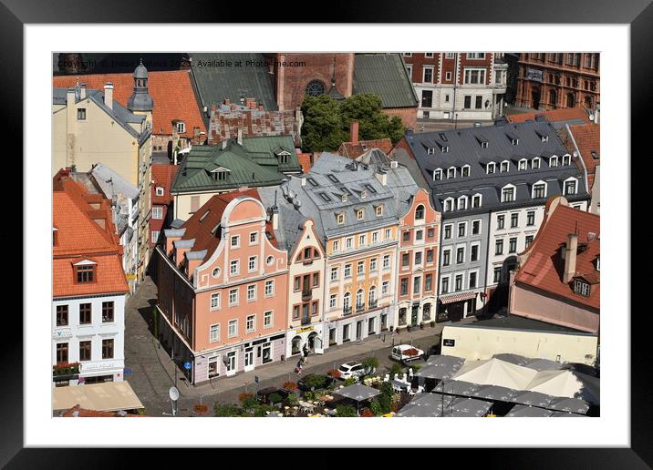 city Riga Framed Mounted Print by Inese leonova