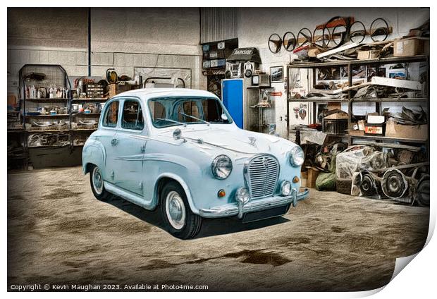 "Timeless Elegance: Captivating Austin A35" Print by Kevin Maughan