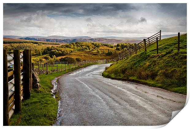 road to the Highlands Print by Dorit Fuhg