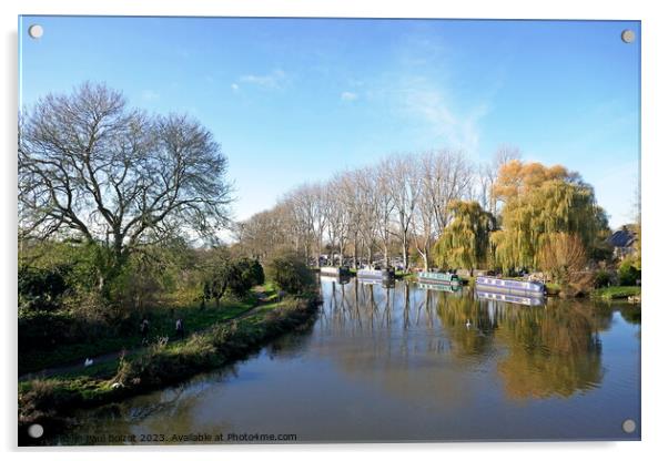 River Thames at Lechlade Acrylic by Paul Boizot