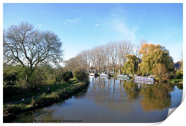River Thames at Lechlade Print by Paul Boizot