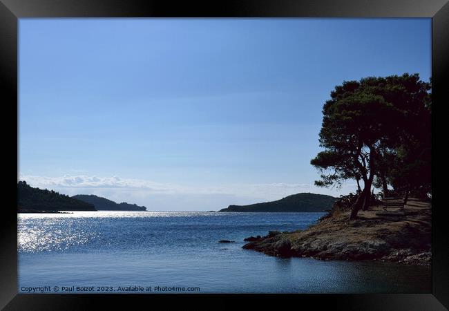 Greek Islands Framed Print by Paul Boizot