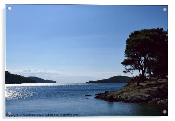 Greek Islands Acrylic by Paul Boizot