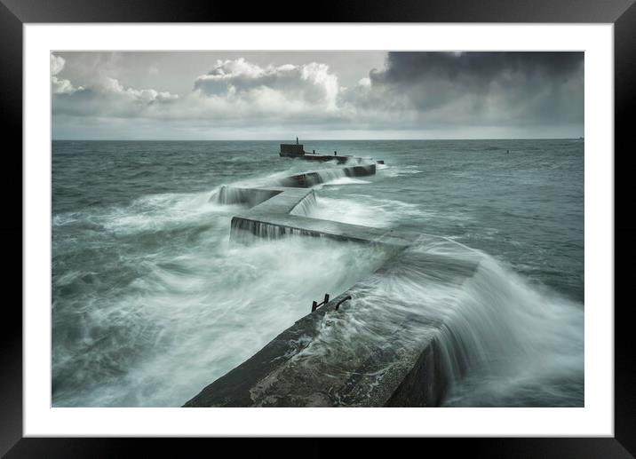 Breaking The Storm  Framed Mounted Print by Anthony McGeever